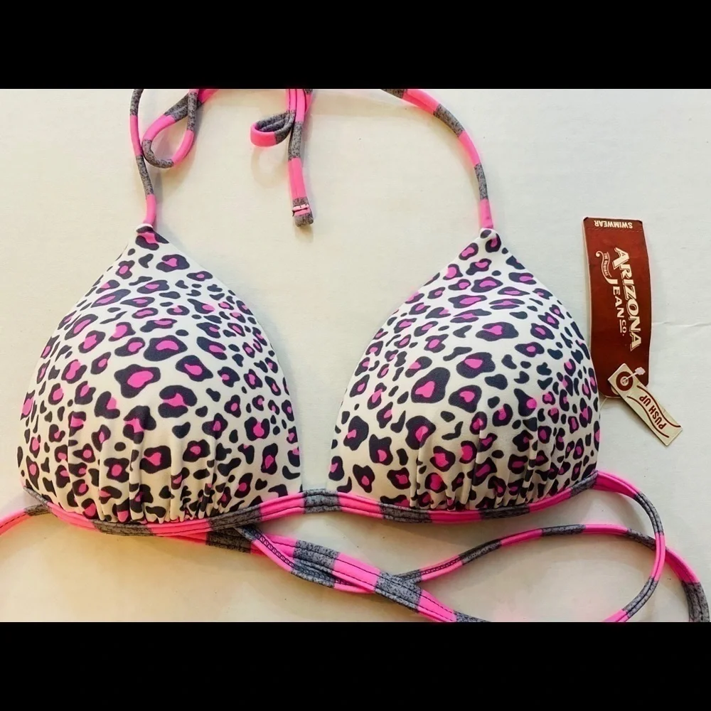 NWT Arizona Jean Company Swimsuit Top Small - Picture 2 of 4